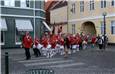 Indmarch på Køge Torv