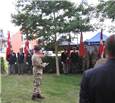 Brigadegeneralen holder sin tale