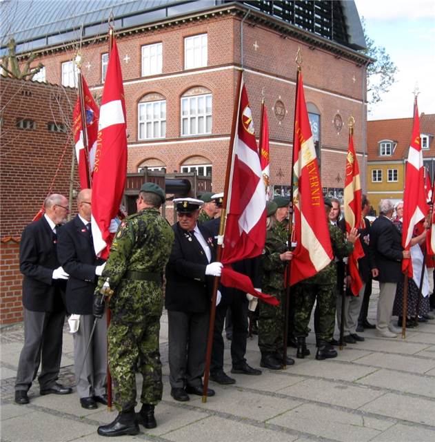 Opstilling til indmarch