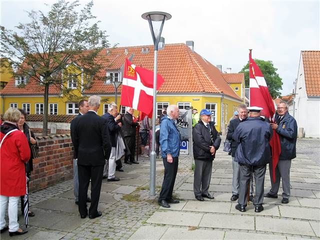 Ankomst ved Køge Kirke.