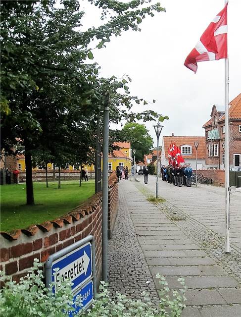 Paraden klar til afgang.