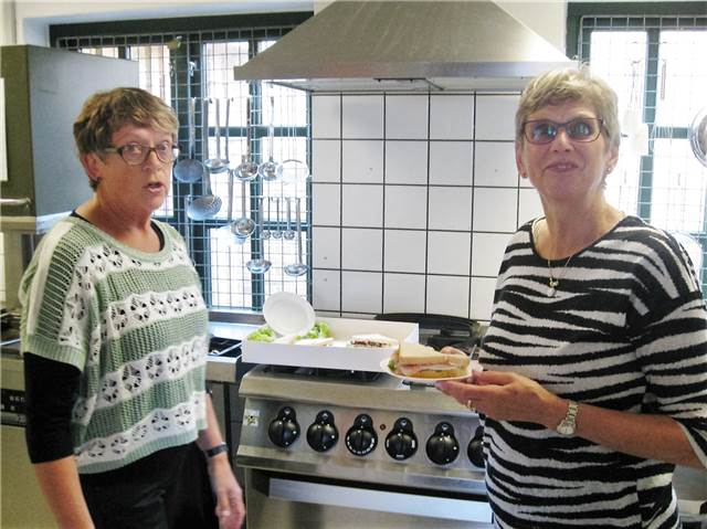 Serveringen.
