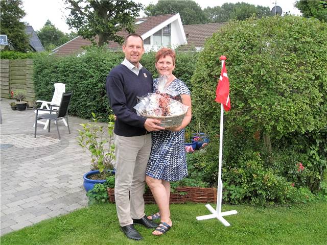 Sølvbrudeparret Marianne og Henrik Agerlin.
31. august 2016