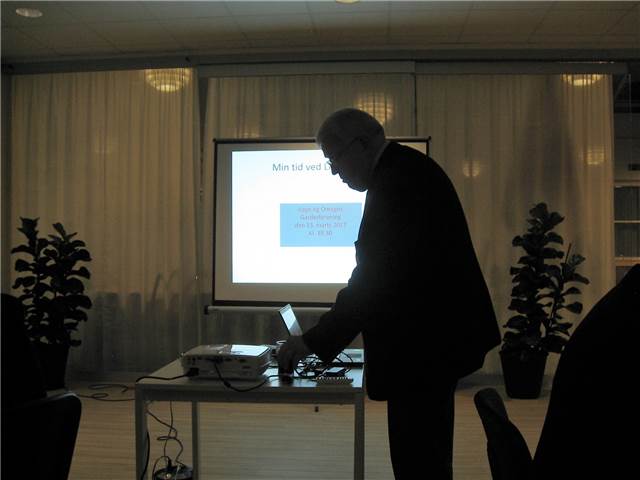 DG`s Præsident Flemming Rytter holder foredrag