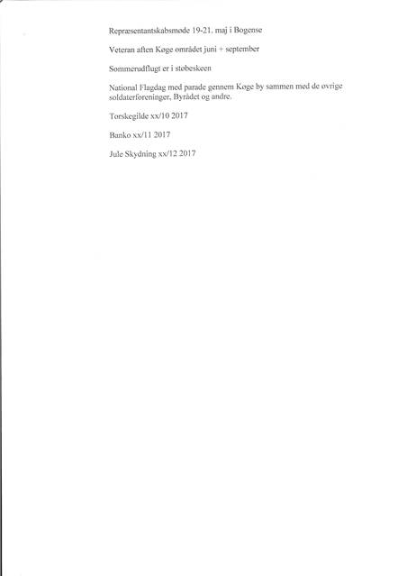 Formandsberetning 2017