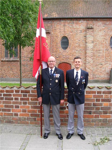 Fanebærere  Flemming og Jacob