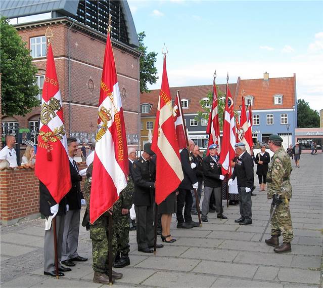 Samling før indmarch.