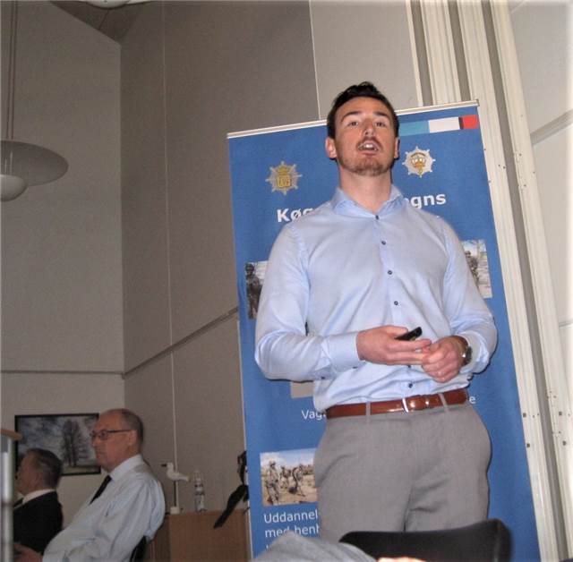 Kommunikationsansvarlig Andreas Dalsgaard orienterer om nye DG-tiltag.