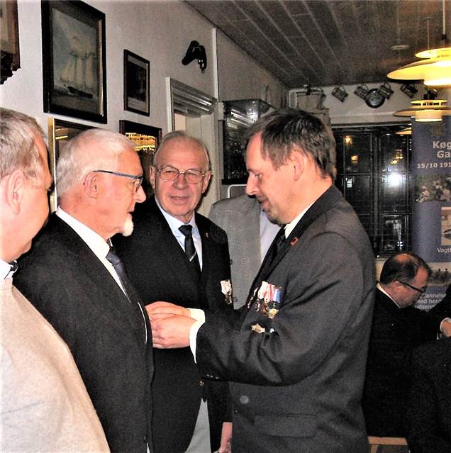 Mogens Hedebo modtager 60 års-tegn