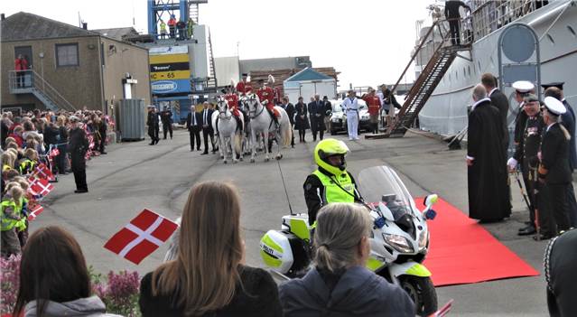 Kareten på vej.