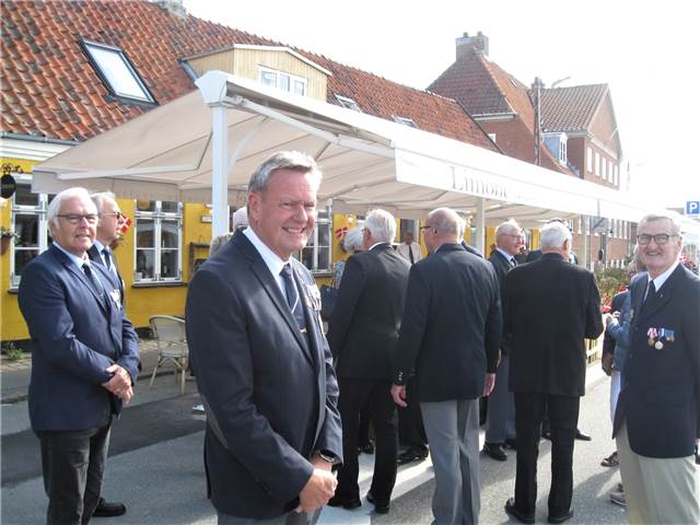 Mødested for paraden på Køge Havn.
