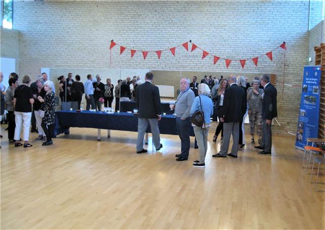 Efterfølgende reception.