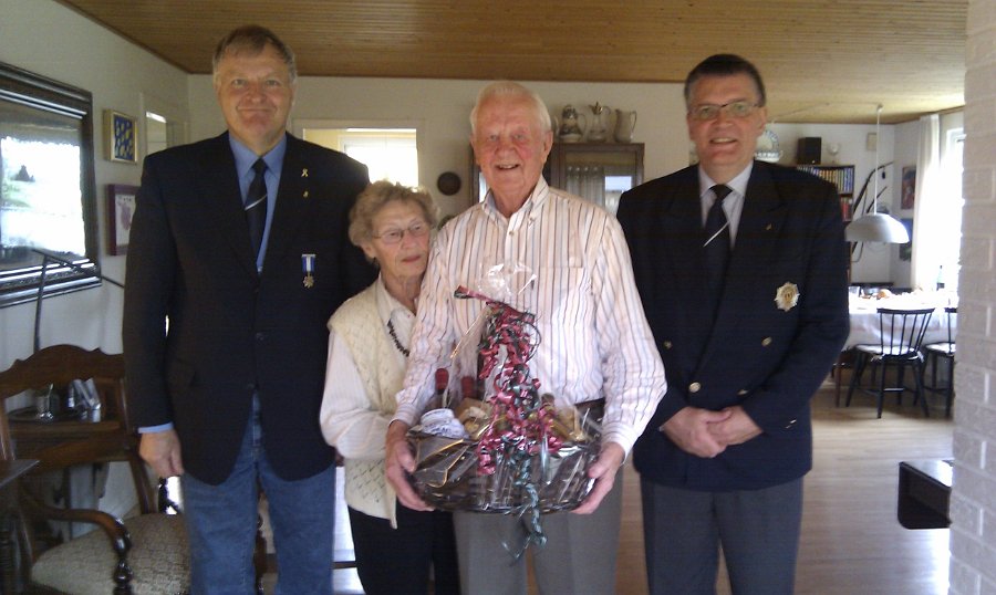 Tut og Harald Hansen Diamantbvryllup den 1. juli 2011