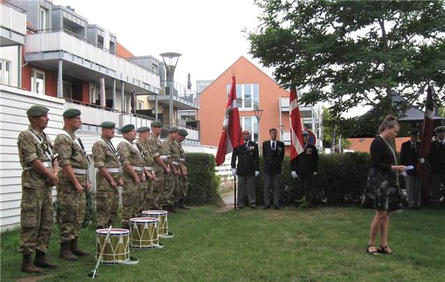 Borgmesteren holder tale