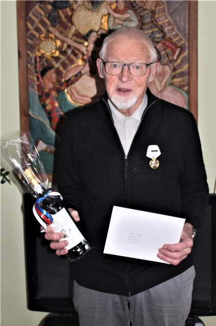 Helge Hedebo 85 år den 24. januar 2023.