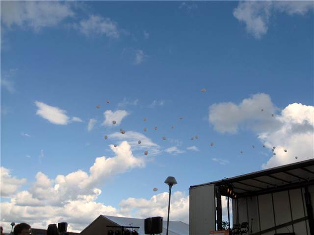 ballonner til vejrs